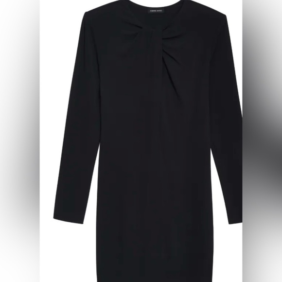 ANINE BING Amaya knot-detail minidress size S. Retail $545....